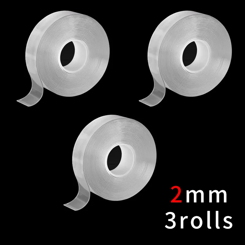 Ultra-Strong Nano Double-Sided Reusable Adhesive Tape