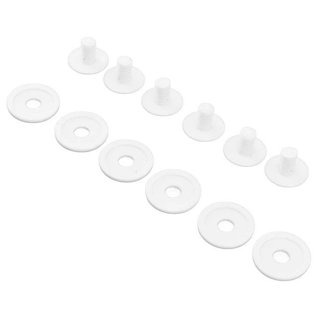 6Db/Beállított Medence Tisztító Kerék Csavar Extra 6Db Alátétekkel C55 Műanyag Cserealkatrészek A Polaris 180 280 -Hoz - Image 4