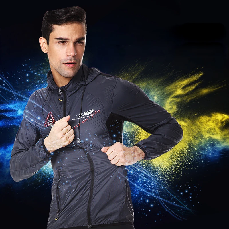 Ultra-light Hooded Bicycle Jacket Bike Windproof Coat Road MTB Aero Cycling Wind Coat Men Clothing Quick Dry Jersey Thin Jackets