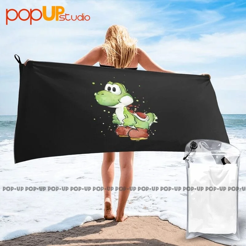 Yoshi Watercolor Quick Dry Towel New Fashion Lightweight For Bathroom