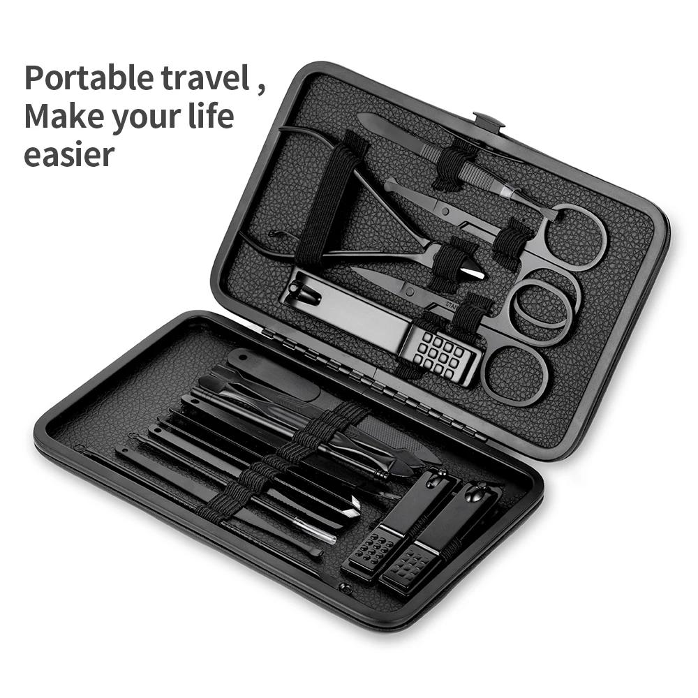 Manicure Set, Manicure Pedicure Kit, Nail Clipper Set, Nail Scissors Set, Nail Care Kit, Manicure Nail Clipper Set, Nail Clippers Kit, Nail Clipper, Nail Clippers 7-18pcs Manicure Tool Set Stainless Steel Cuticle Nipper Cutter