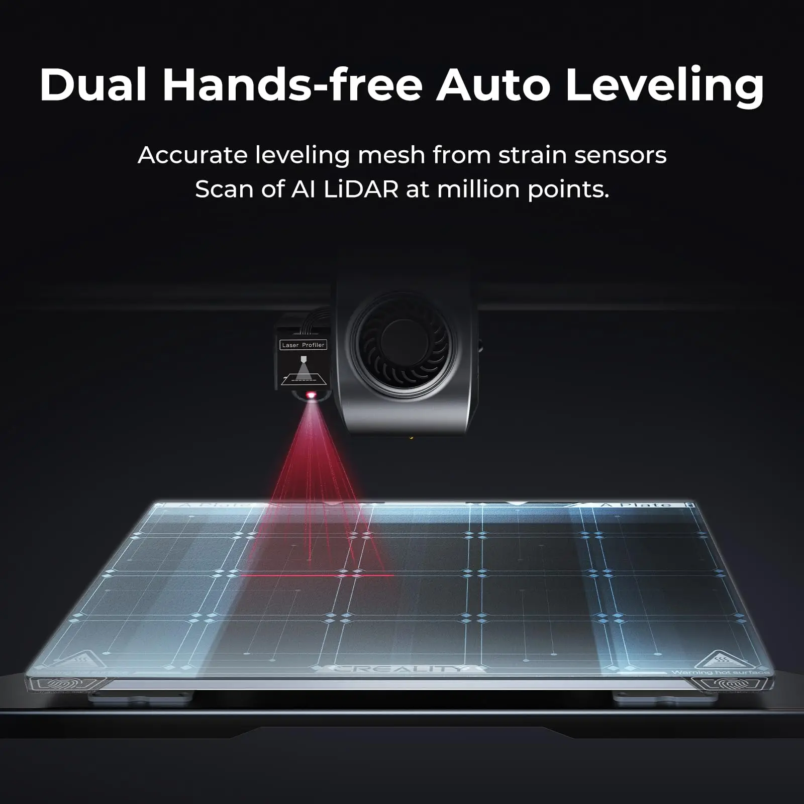 Krealność drukarka 3D K1/K1MAX maksymalny przepływ potężna podwójny wentylator chłodzenia gorąca prędkość drukowania 600 MM/S wytłaczarka z podwójnym napędem bezpośrednim 3 Krealność drukarka 3D K1/K1MAX maksymalny przepływ potężna podwójny wentylator chłodzenia gorąca prędkość drukowania 600 MM/S wytłaczarka z podwójnym napędem bezpośrednim - Image 3