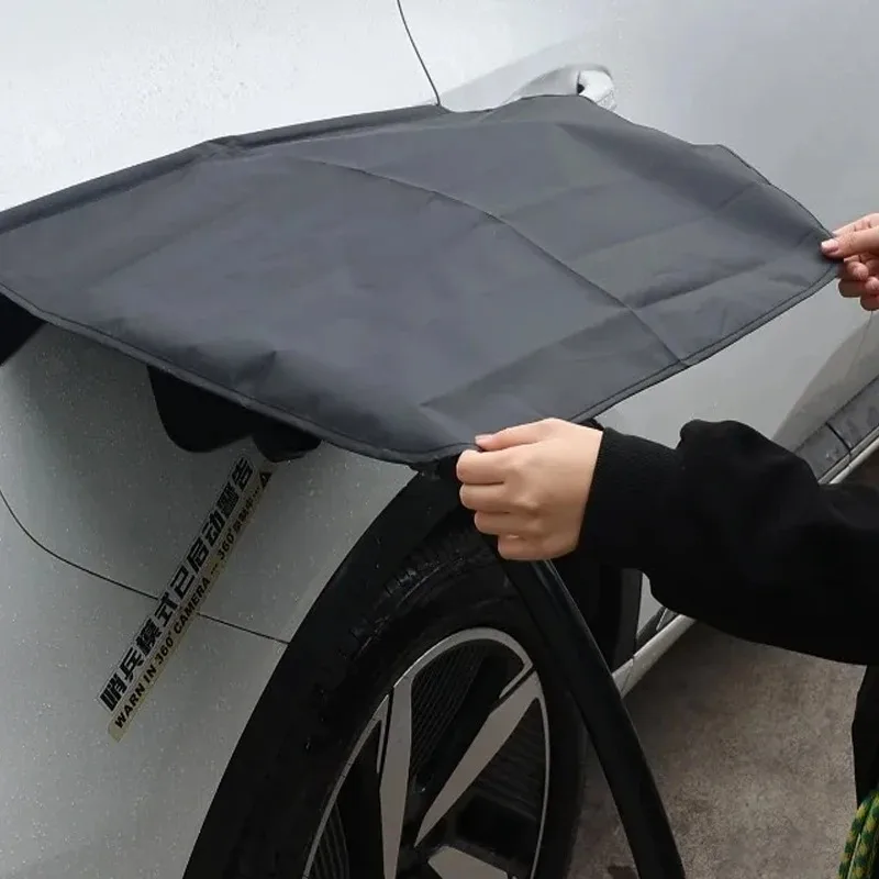 Balck Charger Cover Waterproof Charging Port Cover Rain Plug Protection for All-Weather UV Snow Vehicle Station Rain Shield