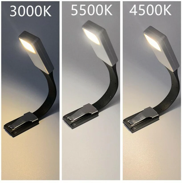 Lampe de Lecture LED Portable avec Luminosité Réglable • La