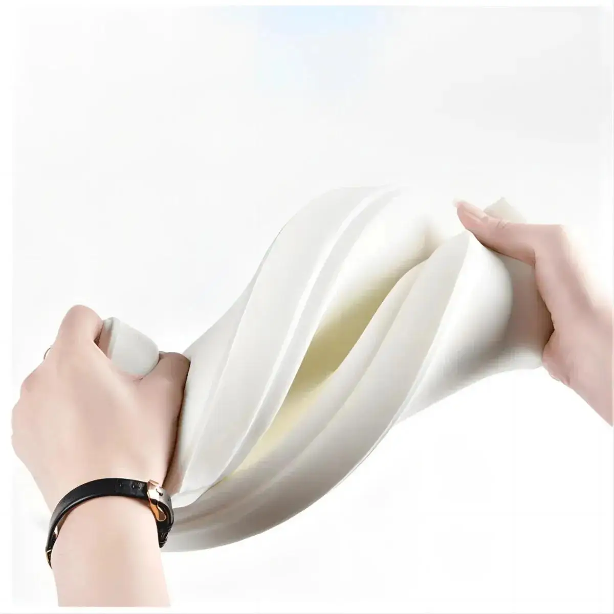 Wave Embroider PU Leather Car Armrest Mat Center Console Arm Rest Protection Cushion Auto Armrests Storage Box Cover Pad