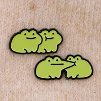 Cute Frogs Enamel Pin Cartoon Animals Pin Badge on Backpack Women's Brooch Lapel Pins Costume Accessories Fashion Jewelry Gifts 6