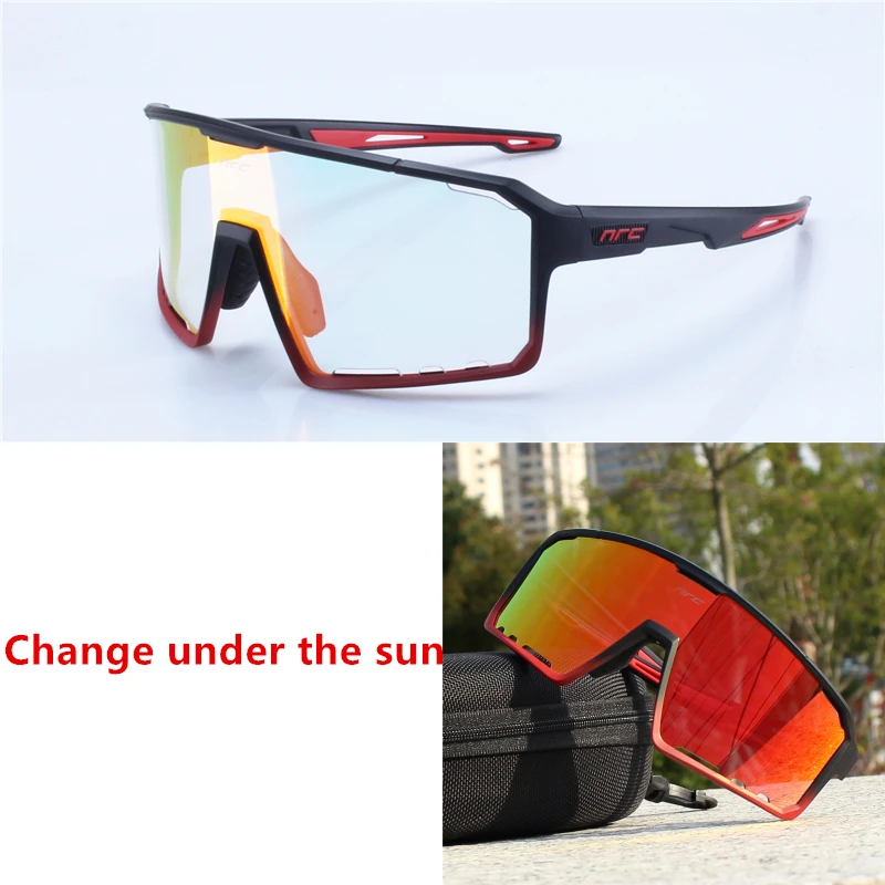 Lunettes photochromiques de cyclisme, pour hommes et femmes, Sport sur