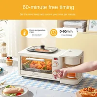 Breakfast machine Home Mini mini oven Multi-functional 3-in-1 coffee sandwich toaster 1