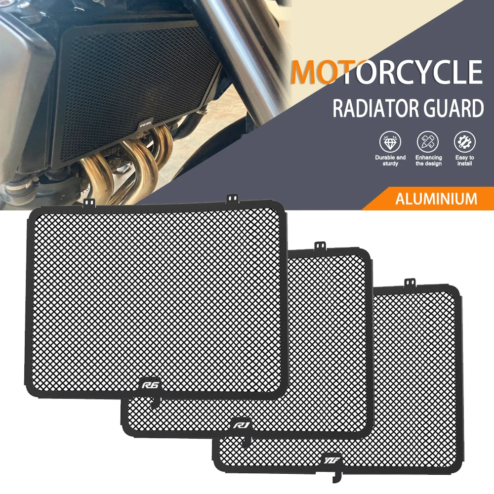 

For Yamaha YZF-R1 YZF-R6 Motorcycle Parts Radiator Grille Grill Protective Guard Cover Fuel Tank Protector YZF R1 R6 YZFR1 YZFR6