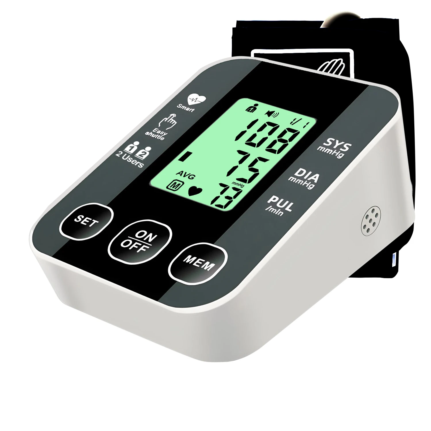 Blood Pressure Monitor Upper Arm Bo Machine Electronic Sphygmomanometer Household Hypertension Meter