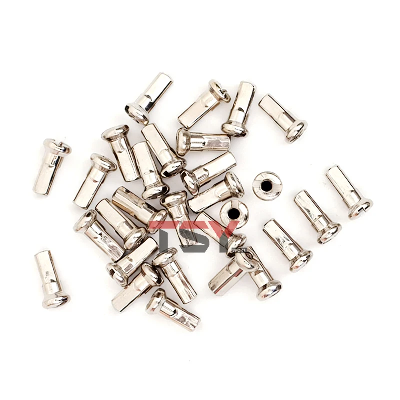 20개/세트 14G 스테인레스 스틸 자전거 스포크 2.0MM 자전거 바퀴 실버 스포크 길이 125mm-280mm 구리 니플 포함 스포크
