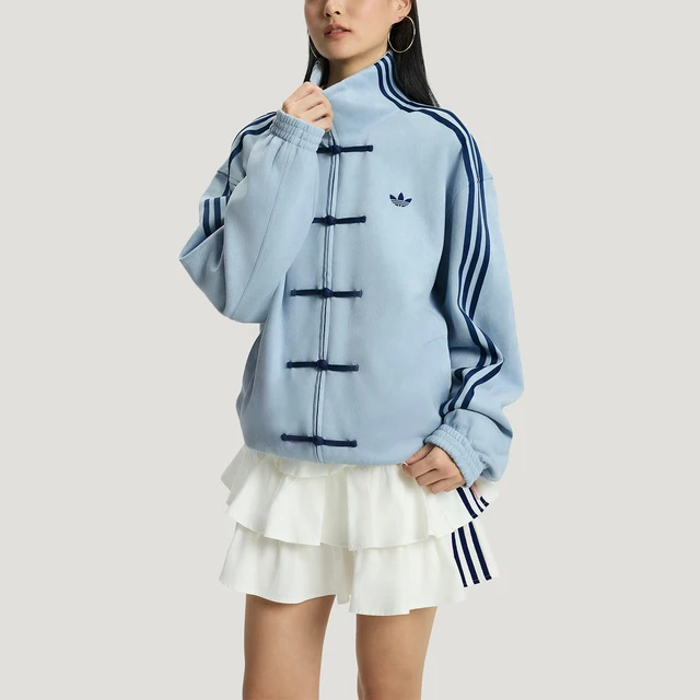 Adidas véritable trèfle hommes et femmes nouvelle veste douce à la mode de style chinois KT3846 1
