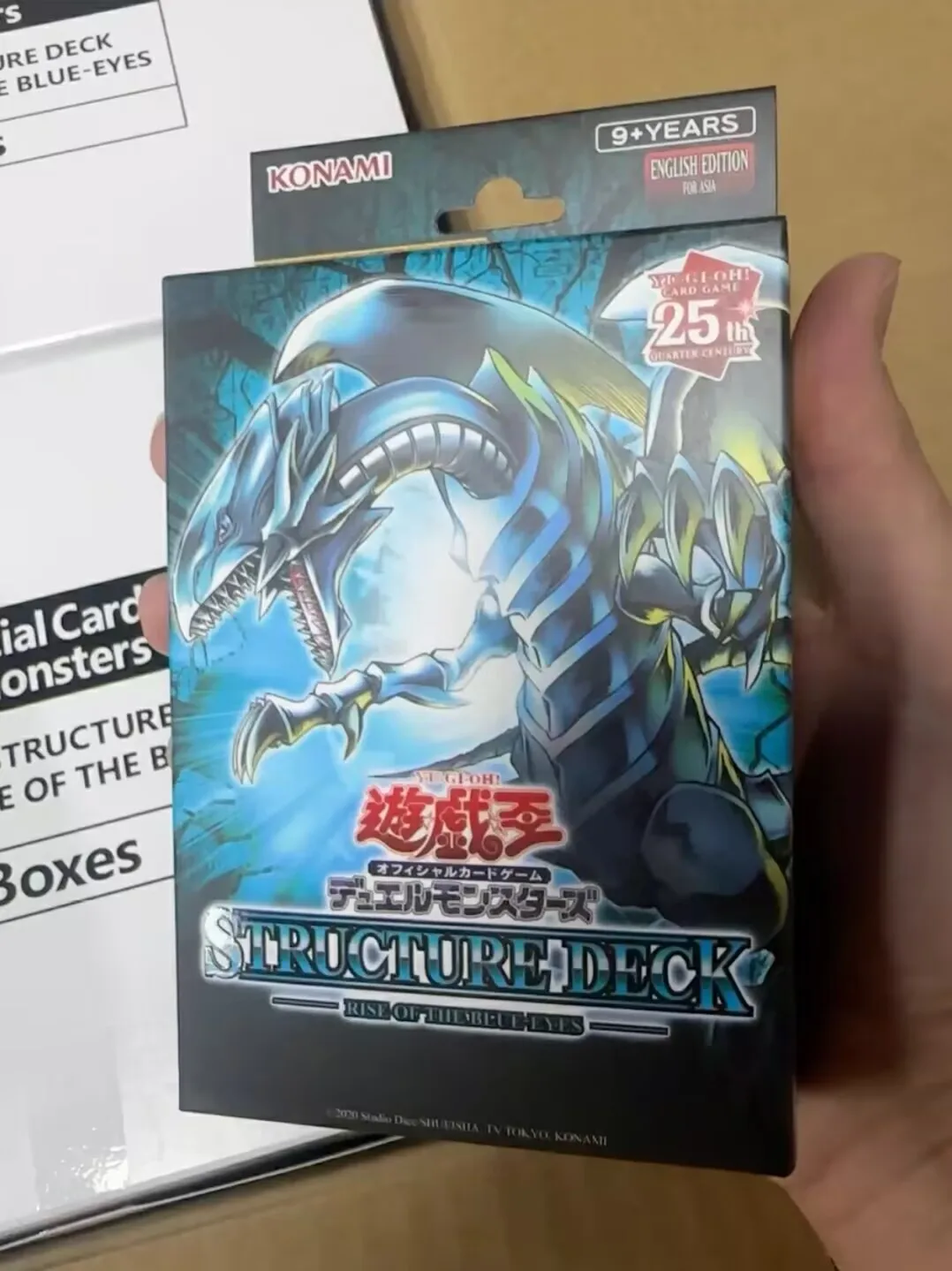 Duel Monsters Yugioh 2023 Struttura Deck: Rise Of The Blue-Eyes Asian English Collection Scatola Sigillata
