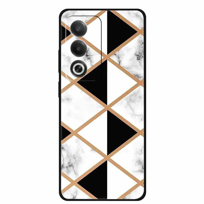 Marble Pattern Soft Silicone Phone Case - Fashionable TPU Back Protector Cover