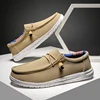 Men Casual Shoes Slip on Canvas Loafers Comfortable Walking Flats for Man  Non Slip Soft Moccasins Sneakers Summer loafers 2