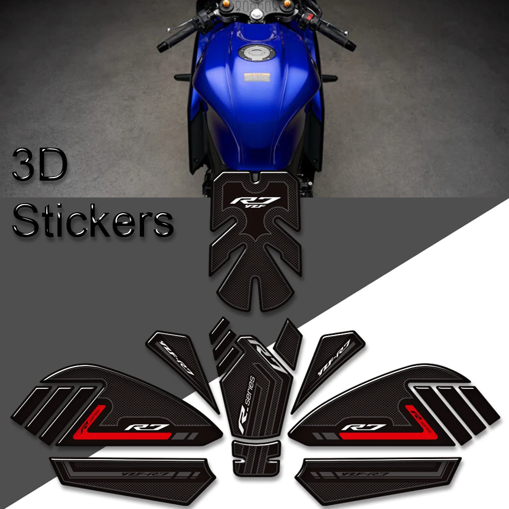 

Tank Grips Pad For YAMAHA YZF-R7 YZF R7 YZFR7 HP Motorcycle Protector Stickers Decals Gas Fuel Oil Kit Knee 2022