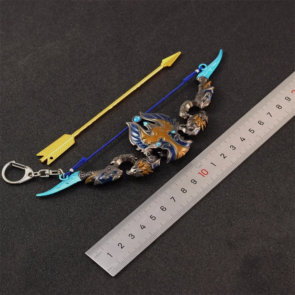 World of Warcraft Weapon Thori'dal, The Stars' Fury Bow Sunwell Kil'jaeden Game Peripheral 18cm Metal Weapon Model Sword Toys 4