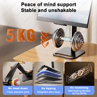 Portable Monitor Holder Expandable Adjustable Laptop Gaming Desktop Clamp Stand Phone External Vertical Screen Expansion Mount - Image 3