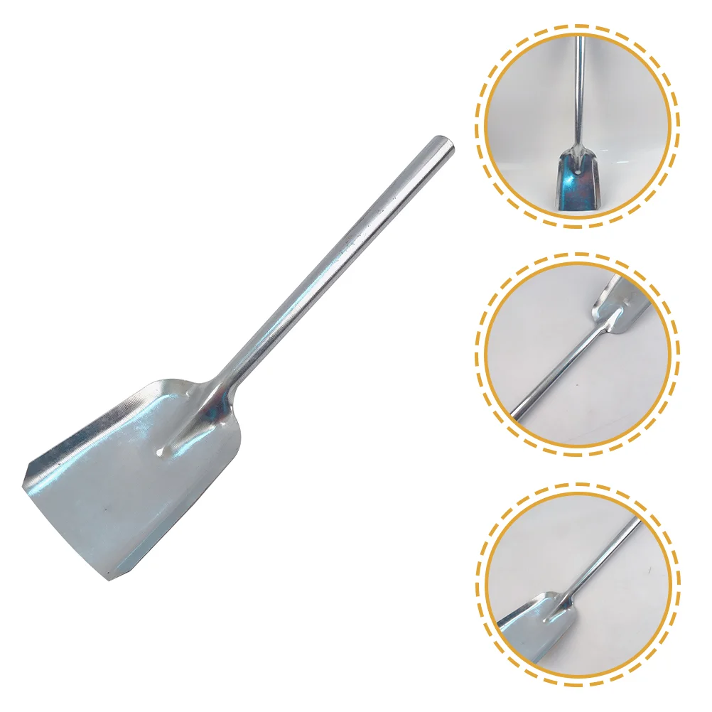 Soot Outdoor Bbq Ash Cleaning Long Handle Ice Home Scoop Coal Iron Fireplace Thick fireplace ash scoop