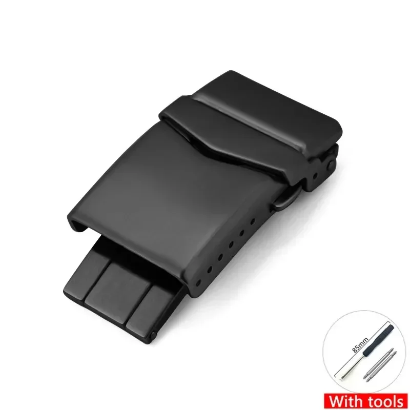 16mm 18mm 20mm 22mm Watch Clasp Folding Buckle 316L Solid Stainless Steel