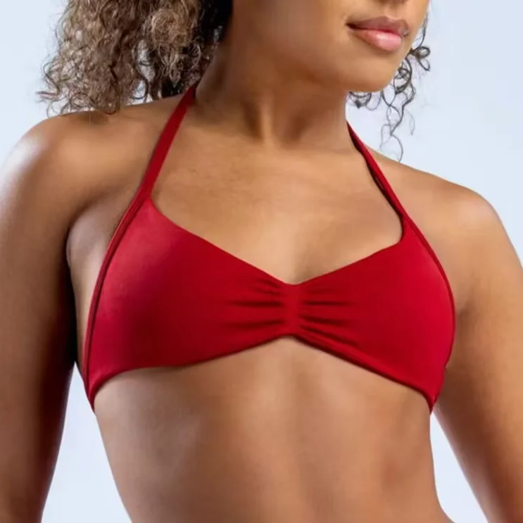 Ultimate Performance Strappy Sports Bra – Stylish Backless Design with Removable Cups