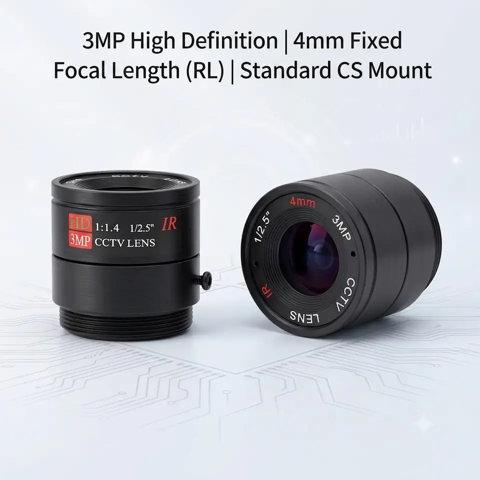 5MP CS Mount CCTV Lens 2.1mm 2.8mm 4mm 6mm 8mm 12mm 16mm 25mm Fixed Focal 650nm IR Filter Day Night Vision Security Camera Optic image 7