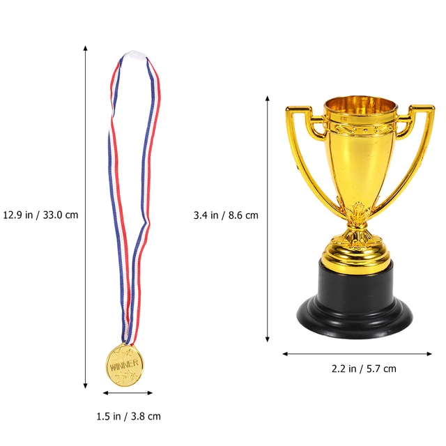 Trophées de récompense Enfants Petits trophées pour les fêtes Football