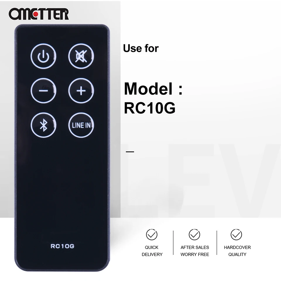Universele Afstandsbediening voor EDIFIER, RC10G Vervangende Afstandsbediening Compatibel voor EDIFIER R1700BT R1800BT Boekenplank Luidsprekersystemen