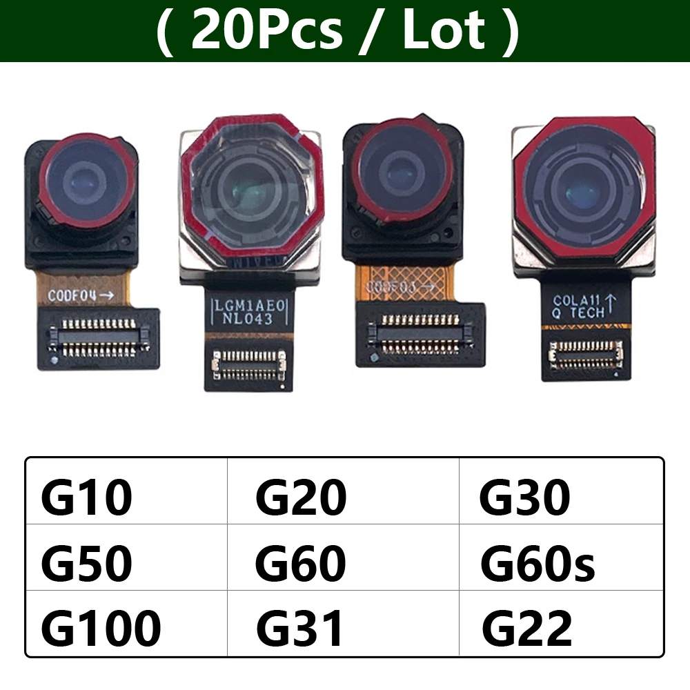 

20 шт., гибкий кабель для передней камеры Motorola Moto G10 G20 G30 G50 G60 G60s G22 G31 G100