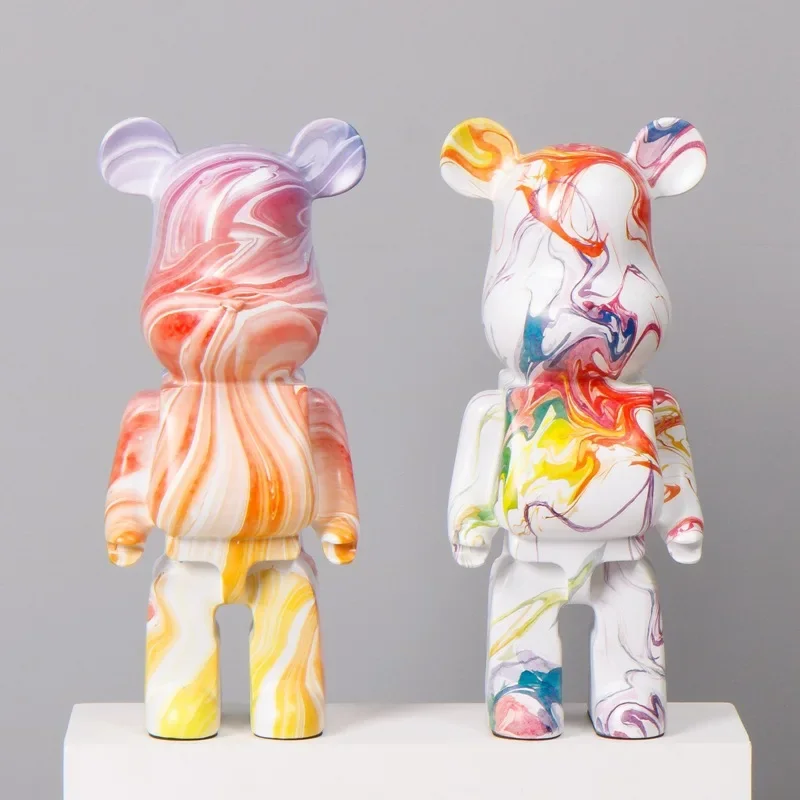 

Resin violence bear hot selling series ornaments, money cans, creative home, living room, office desk decoration