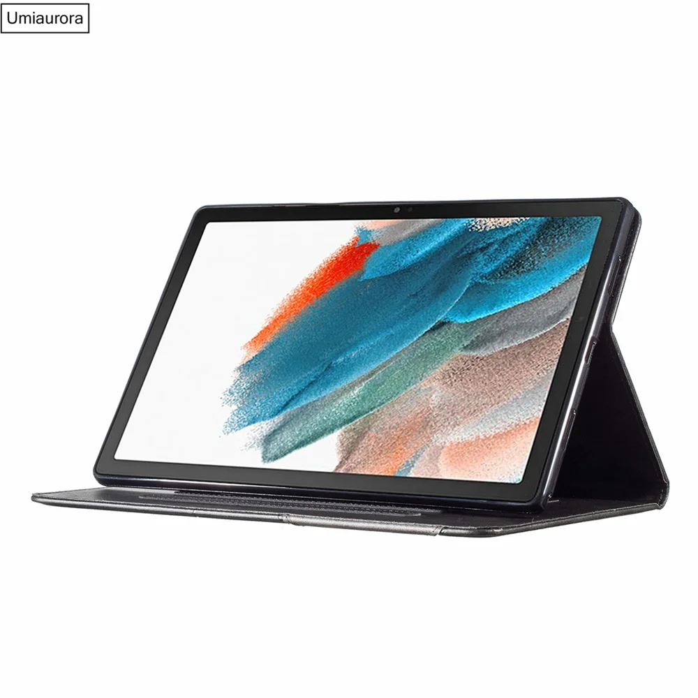 Capa Dobrável para Tablet Capa para Samsung Galaxy Tab a 8.0 10.1 com Dobra Couro Sintético para Tab S5e s6 Lite s7 A72023 T505 - Imagem 3