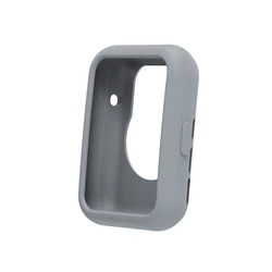 Enhanced Silicone Strap with Protective Case for Smartwatch Replacement Band (Grey Case)