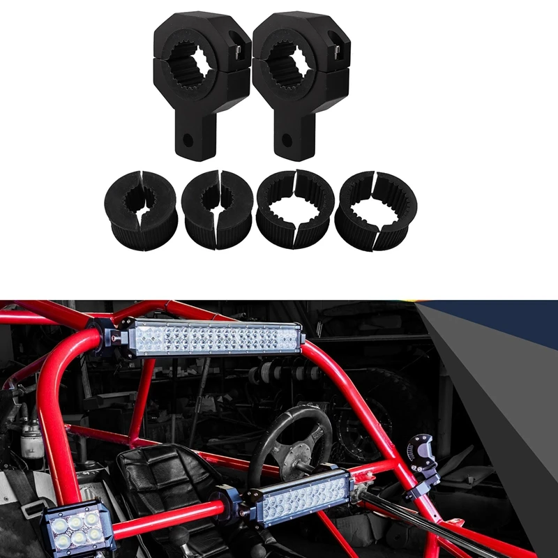 

Внедорожник со светодиодной планкой, вертикальный зажимный монтажный комплект из алюминия для бычьих полос, багажников на крышу, рулонных колес для квадроциклов, мотовездеходов и грузовиков