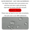 1pc Water-Reststant Polar Fleece Outdoor Sofa Covers, 230gsm Sofa Cushion Cover, Multiple Colors Available 6
