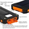 200000mAh Solar Power Bank Ultra Capacity Waterproof Battery Outdoor Portable Powerbank LED External Battery For iPhone Samsung 2