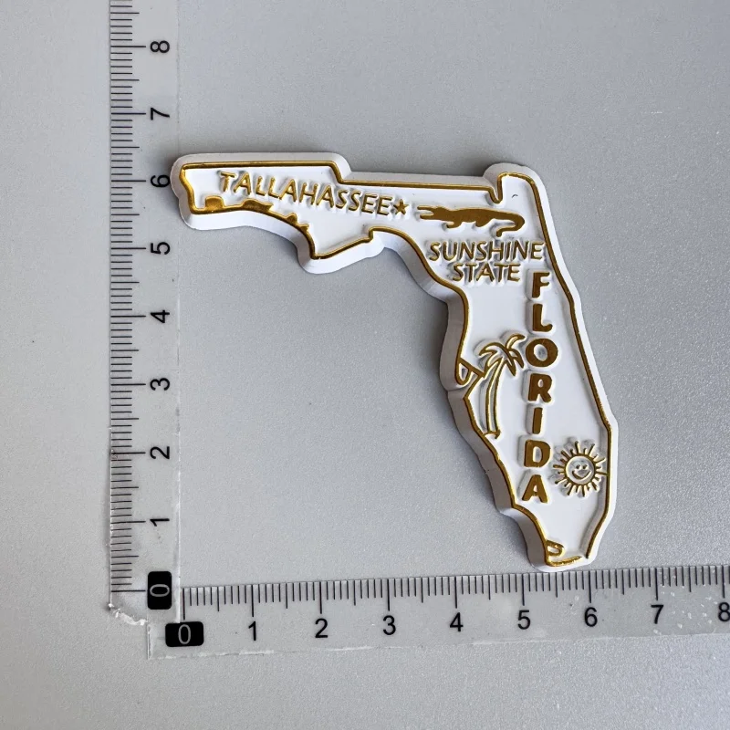 Magnete Da Frigorifero 3D Montana America, Souvenir In Poliresina, 7x6 Cm, Fatto A Mano, Decorazione Casa