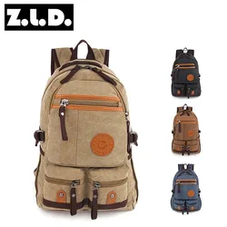 Hard Handle Interior Zipper Pocket travel sports customize durable school backpack backpacks for women  canvas backpack men