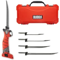 Pro Series Lithium-Ion Electric Fillet Knife with Non-Slip Grip Handle, 4 Ti-Nitride S.S. Coated Non-Stick Reciprocating Blades 2