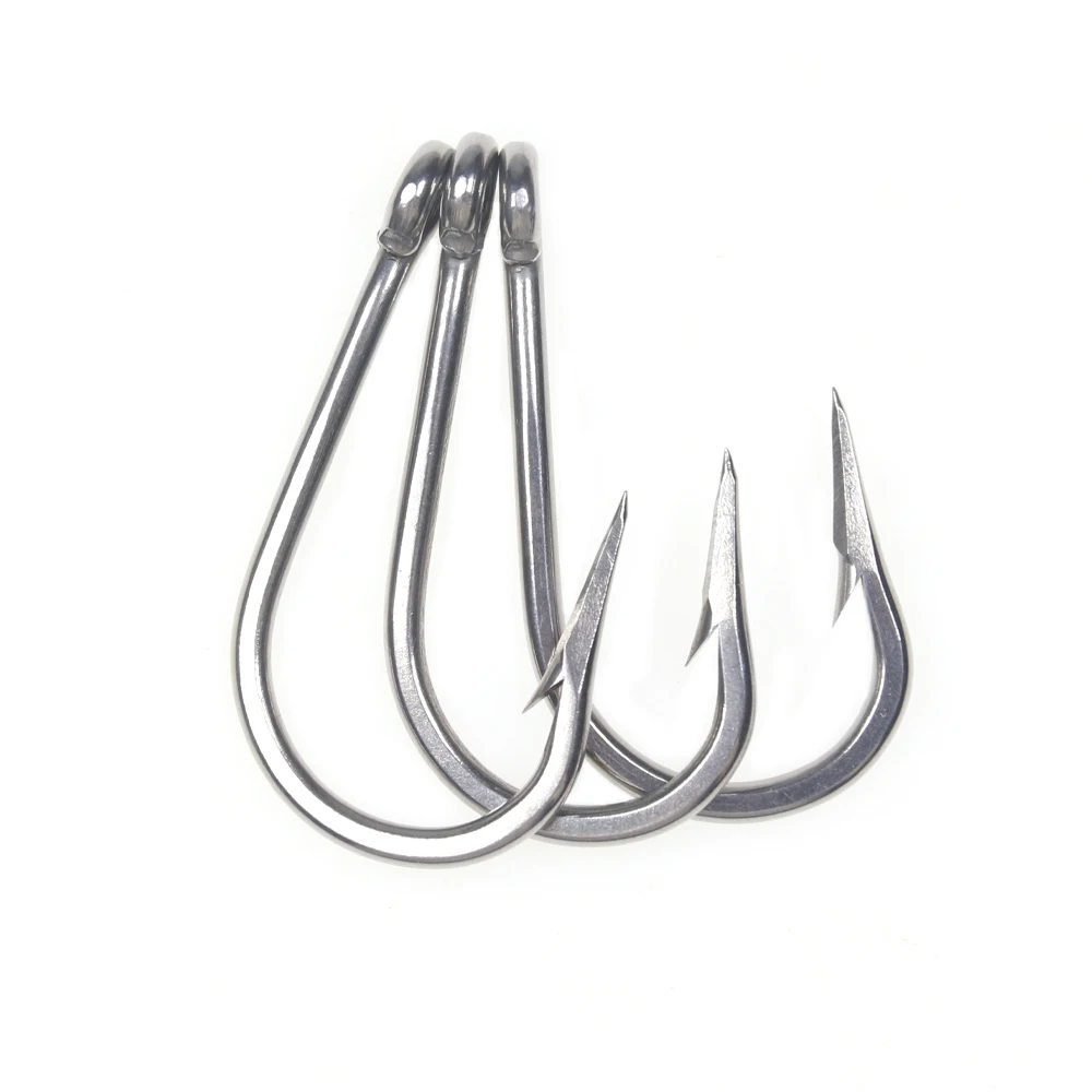 Wifreo 1pc 12/0-18/0 Heavy Circle Hook Stainless Steel Saltwater Fishing  Boat Fishing Big Game Hook For Tuna Snapper Shark - AliExpress
