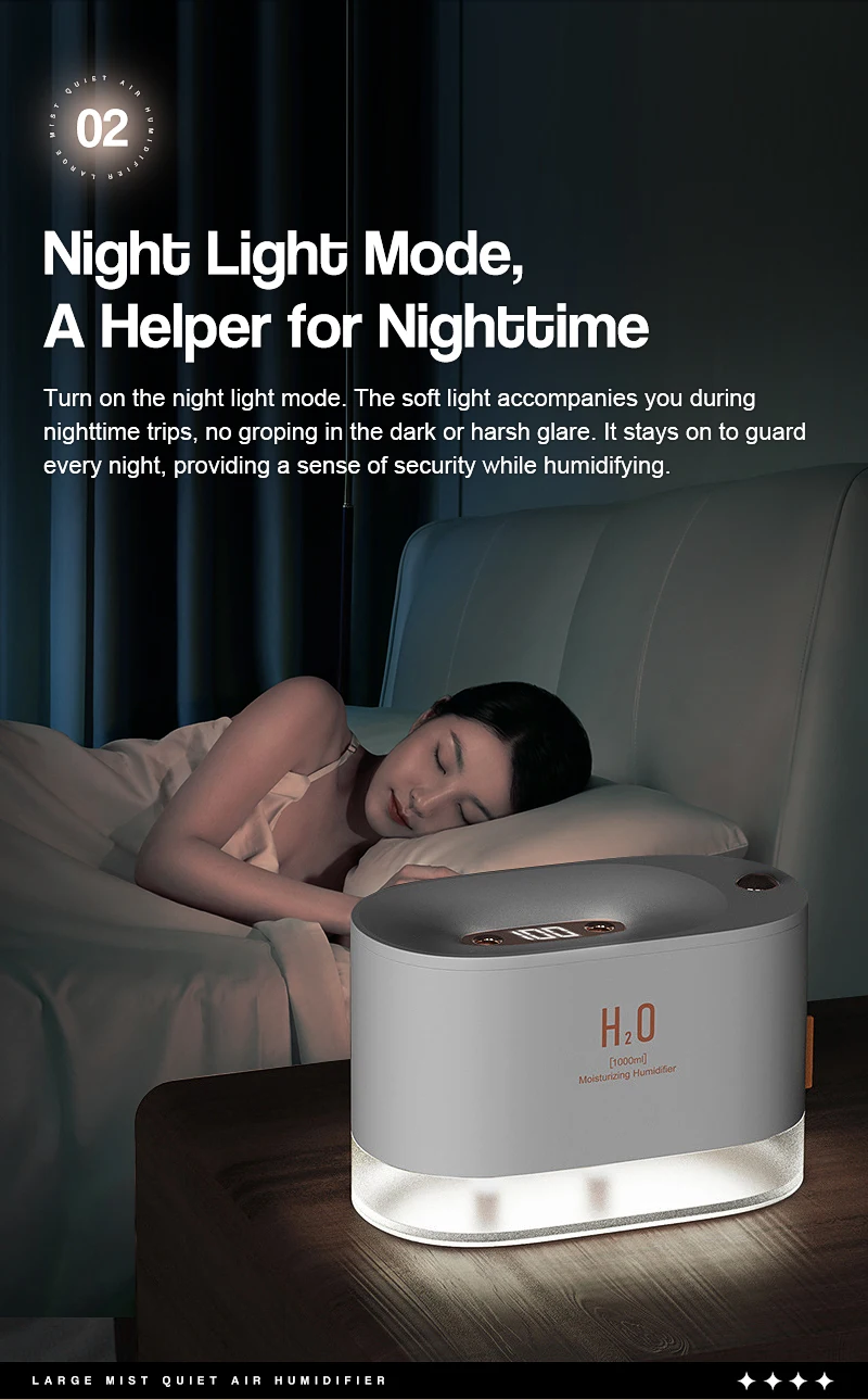 Description Picture 5 of itemAir Humidifier Rechargeable Ultrasonic Cool Mist Humidifier Enhanced Air Quality for Home Office Bedroom Baby Room