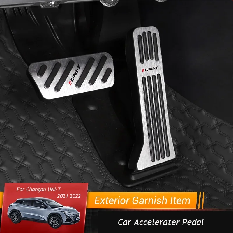 2 stücke Bremspedal Pedal Für Changan UNI-T LHD RHD Gaspedal Fußstütze Platte Kupplung Gas Refit