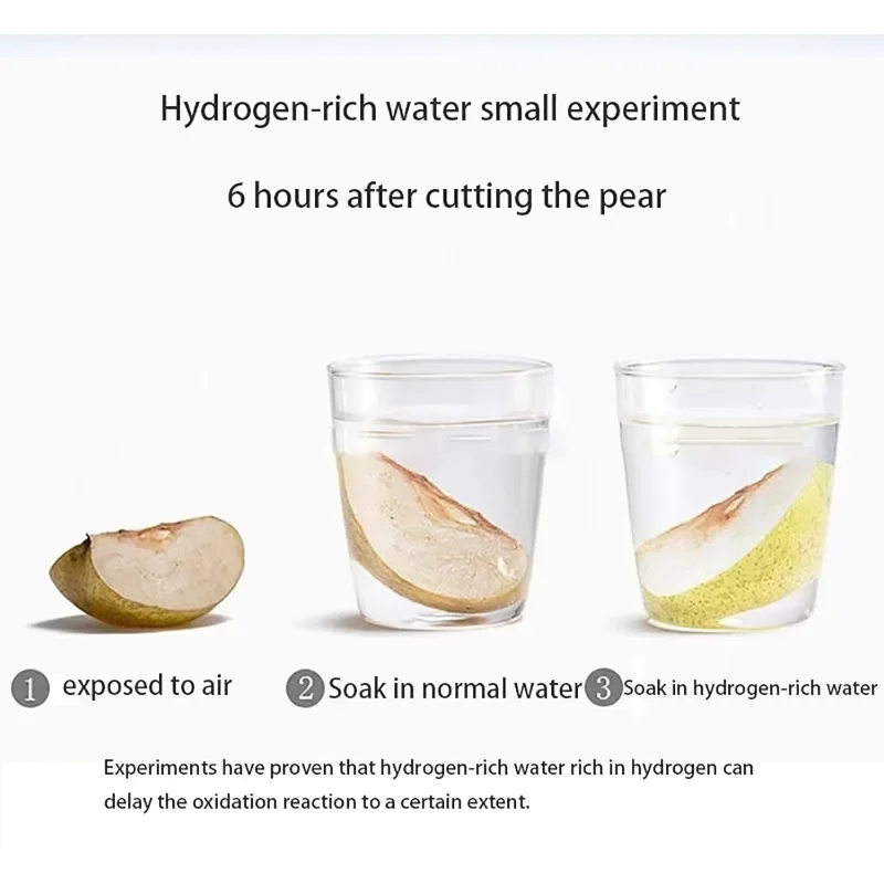 Portable Hydrogen Water Ionizer Machine,5000PPB Electrolysis technology 300ml,Hydrogen Water Bottle, Hydrogen Generator