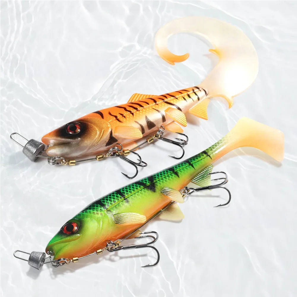 Pike Fishing Stinger Rig Hook S/M/L Speed Link Rolling Swivel for Soft Lure Swimbait Accessories