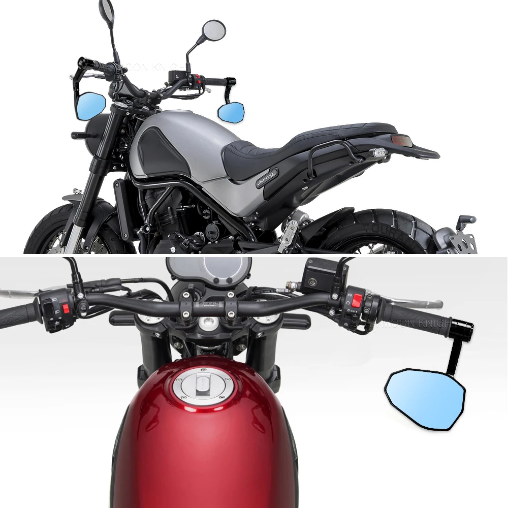 Leoncino 800 사이드 미러 Benelli 502C TNT 125 TRK 502 X Leoncino 800R Leoncino 500 트레일 조정 가능한 백미러