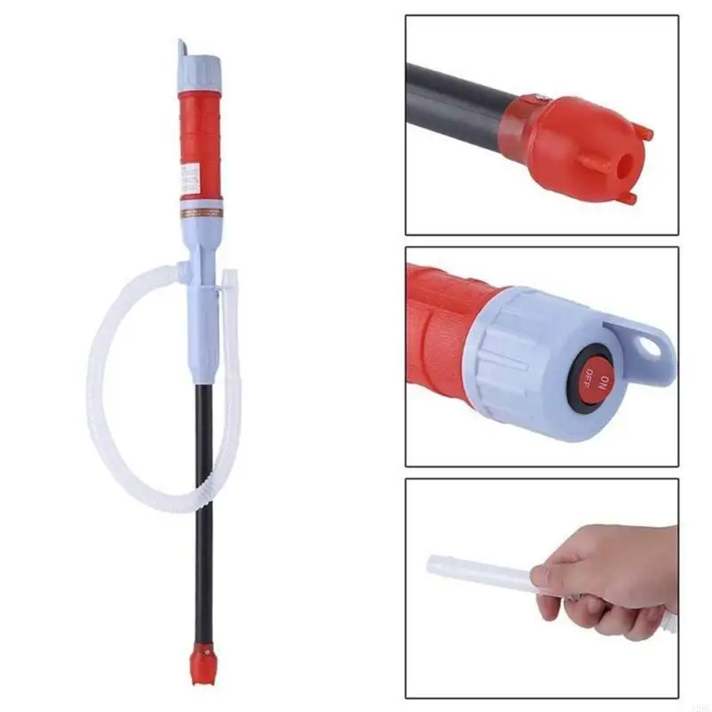 A2BC Water Diesel-Gas Oil Fish Transfer Portable Handheld-Battery Powered Plastic Liquid Pumping Manual Sucker