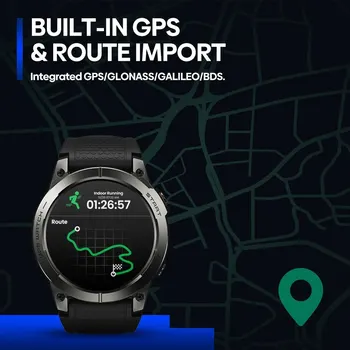 New Zeblaze Stratos 3 PRO GPS Smart Watch 1.43” HD AMOLED Display Built-in GPS Bluetooth Phone Calls Sports Smartwatch for Men 2