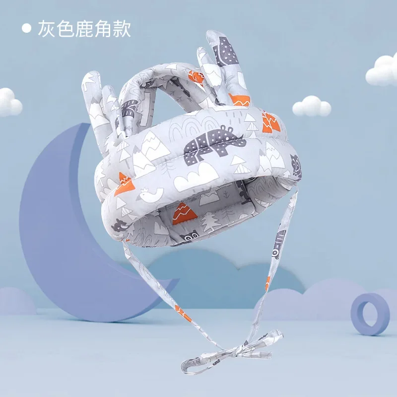 Children's Anti-fall Head Cap Baby Toddler Anti-fall Hat Baby Anti-collision Hat Safe and Breathable Can Be Washed All Seasons