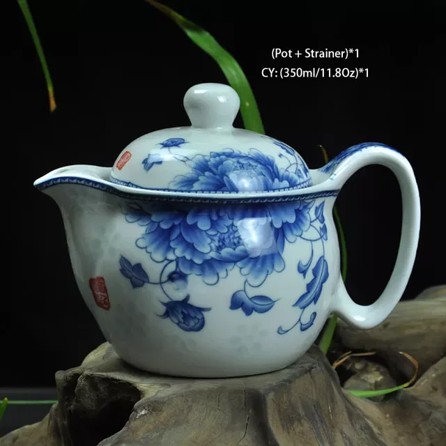 Čínska keramická čajová súprava Kung Fu porcelánová čajová šálka sada kanvíc Dračí čajník šálka Kungfu čajová súprava Puer Oolong čajový riad