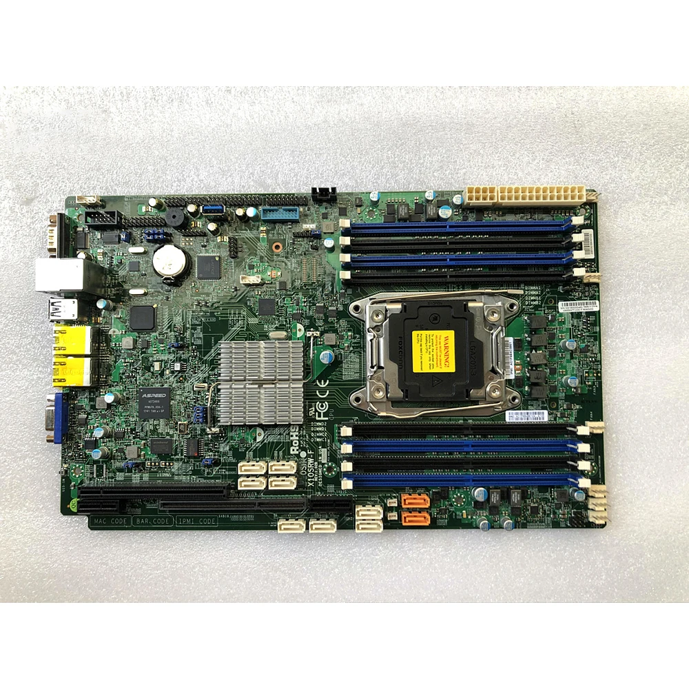 

Server Motherboard For Supermicro E5-1600 E5-2600 C612 LGA2011 X10SRW-F