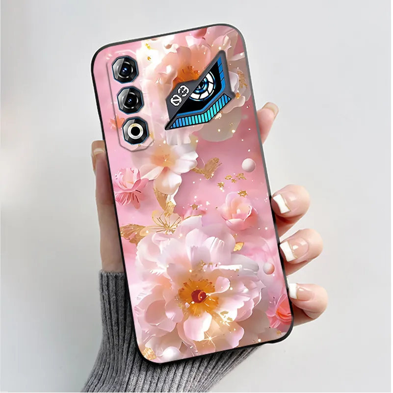 Butterfly Flower Shockproof Silicone TPU Phone Case - Soft and Stylish Protective Back Cover